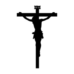 Christian cross - symbol of Christianity flat icon for apps and websites
