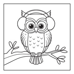 Christmas, black and white christmas coloring pages, christmas coloring book, holiday, bold and easy cute christmas coloring pages, line art, illustration, coloring book, coloring pages