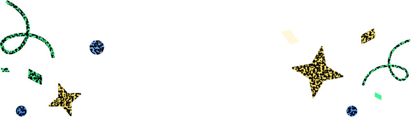 Celebration Confetti and Stars – Minimal Party Decoration Element