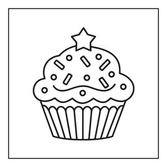 Christmas, black and white christmas coloring pages, christmas coloring book, holiday, bold and easy cute christmas coloring pages, line art, illustration, coloring book, coloring pages