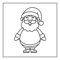 Christmas, black and white christmas coloring pages, christmas coloring book, holiday, bold and easy cute christmas coloring pages, line art, illustration, coloring book, coloring pages