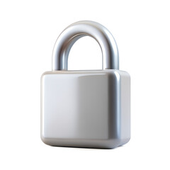 3d Render lock Security Icon