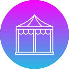 Obraz premium Event tent Icon
