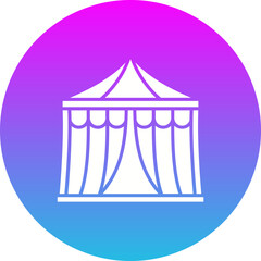 Fototapeta premium Circus tent Icon