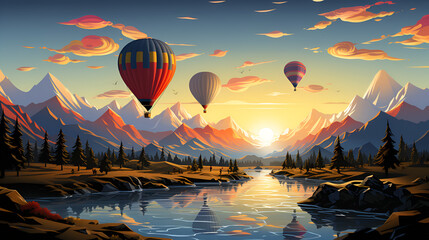 hot air balloon