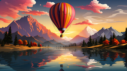 hot air balloon