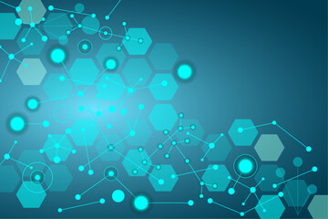 Abstract background, neural connections, the future of technology, global business.