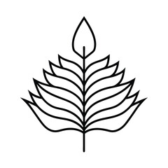 Ancient Sanskrit Palm Leaf Scripture Illustration