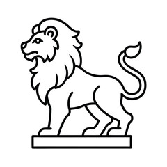 Mythical Lion Sculpture from Indian Palace