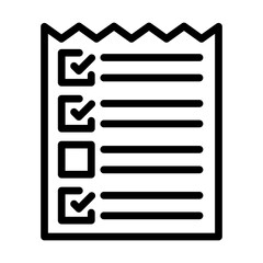 ShoppingList line icon