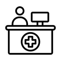 PharmacyCounter line icon
