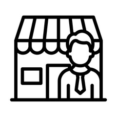 StoreManager line icon