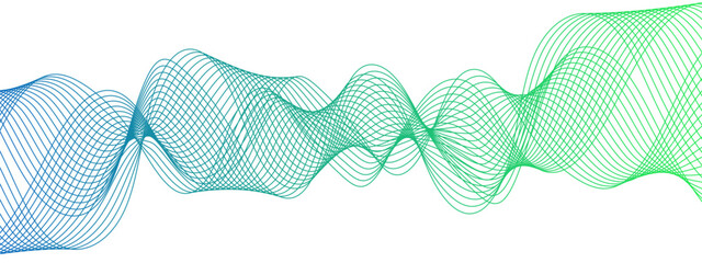 Technology Abstract wave Energy flow Frequency digital wavey lines. Business Illustration pattern of lines in transparent background. Blue blend digital wave lines and technology background.