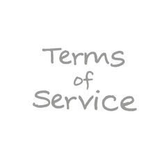 "Terms of Service" link, legal document, underlined text, transparent background