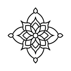 Colorful Mysore Style Rangoli Pattern