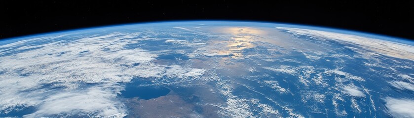 Earth's Atmosphere A Stunning View from Space, Planet Earth, Space Photography Earth observation, satellite imagery