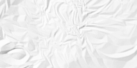 White crumpled paper Blank white crumpled and creased paper poster.	