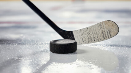 Close up of Hockey Stick