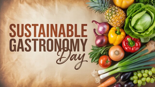 World Sustainable Gastronomy Day, Gastronomy fosters love for food, culture, and our planet.