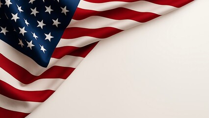 Obraz premium American flag background patriotic usa banner design