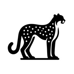 Fototapeta premium cheetah silhouette