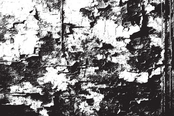 Monochromatic Flaking Paint Grunge Background