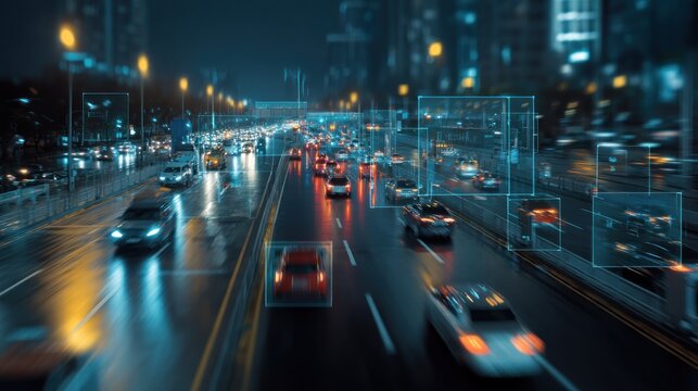 Night traffic overlay