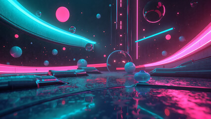 abstract neon light background