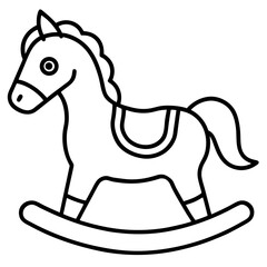 white horse on a white