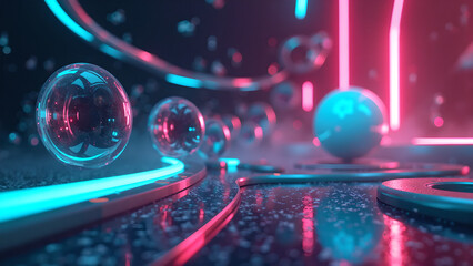 abstract neon light background