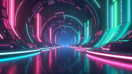 abstract neon light background