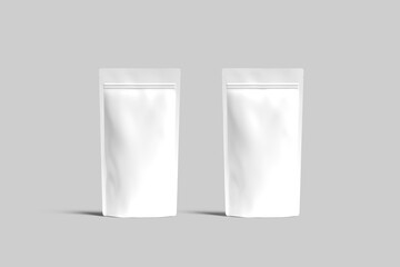 Pouch Packaging Blank Mockup