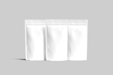 Pouch Packaging Blank Mockup