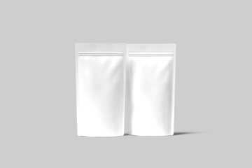 Pouch Packaging Blank Mockup