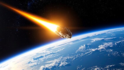 Asteroid impact on Earth (2)