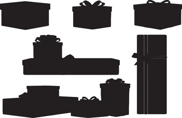 Colorful gift box vector design for packaging or cards