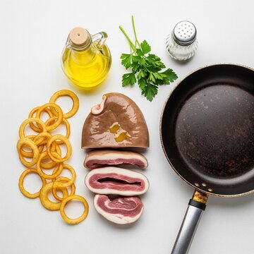  Kazakh Қарын қуырдақ Fried Stomach Kuirdak 