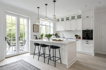 modern kitchen interior