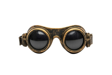 Gears and brass give classic touch isolated on white background or png background or transparent background.