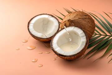coconut on the table