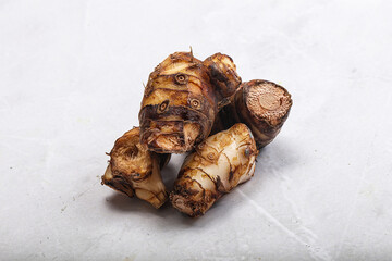 Natural organic raw ginger root