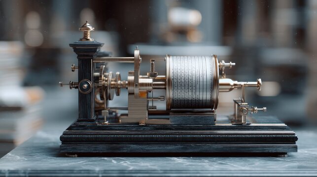 Vintage telegraph machine