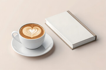 cup of coffee and book