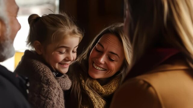 Joyful Family Generations Together