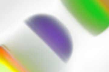 Colorful light bokeh lens flare photo filter vintage effect