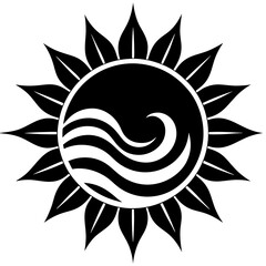 Obraz premium vector illustration of a tattoo