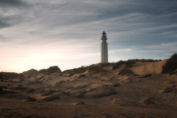 luz de atardecer
