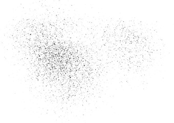 Dust Overlay Distress Grainy Grungy Effect. Distressed Backdrop Vector Illustration. Isolated Black on White  Grunge with fine grains isolated on white background. Vector illustration