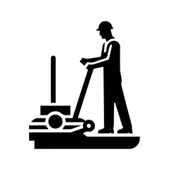 Roller Compactor Silhouette