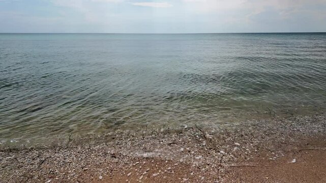View of a beach in Chalkidiki Greece